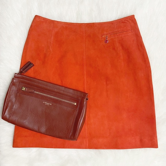 Gucci Suede Skirt, EUR Size 44 - Picture 1 of 15